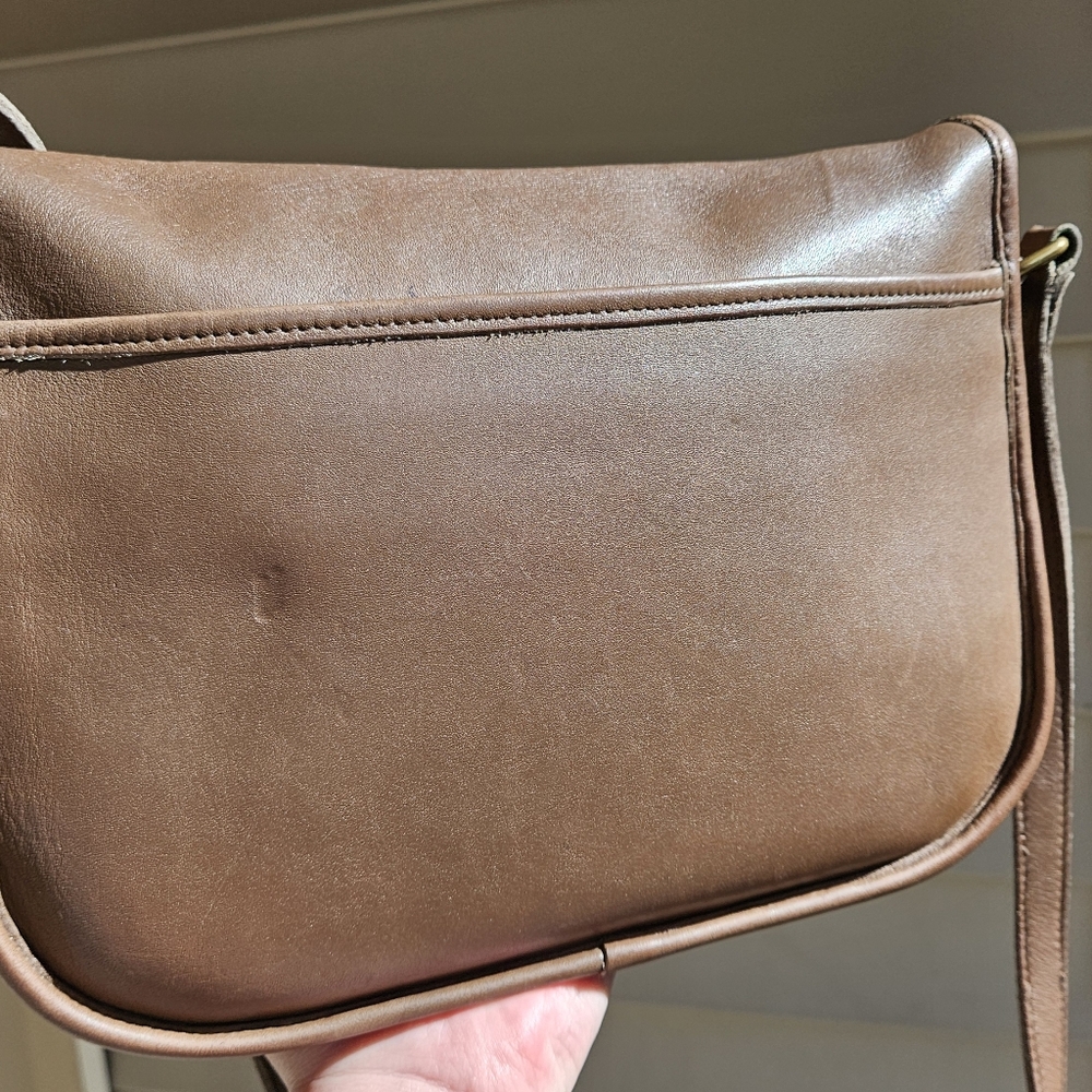 Vintage Coach City Bag Taupe 9790 - Picture 4 of 11
